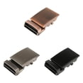 thumbnail image 1 of Rectángulo de La Hebilla Del Cinturón Del Trinquete de La Aleación Del Reemplazo de La Hebilla Deslizante Automática 3pcs Macarena Hebilla de cinturón deslizante automática, 1 of 8