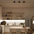 thumbnail image 3 of 83962MBK Elan Lighting Jeno - 9 Inch 16.8W 1 LED Mini Pendant-Matte Black Finish, 3 of 7