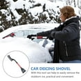 thumbnail image 5 of LEORX 1Pc Detachable Snow Shovel with Brush for Car Red Lightweight Easy Storage, 5 of 5