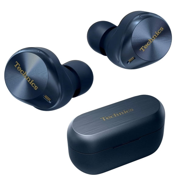 Technics EAH-AZ80-A Premium Hi-Fi True Wireless Bluetooth Earbuds with Advanced Noise Cancelling - Midnight Blue