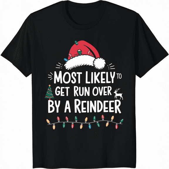 Pretend I'm a Reindeer Funny Christmas Easy Costume T-Shirt