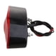 thumbnail image 4 of Luz Trasera de Motocicleta Sunnimix Lente Roja Luz de Freno Matrícula Negra 12V, 4 of 8