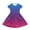 Blue(Gradient), variant on CCRFTGI Short Sleeve Dresses for Kids Girls Size 10-12 Basic Summer A Line Skater Dress Funny Gradient Dresses Holiday Girls Fashion Orange 5-6 Years