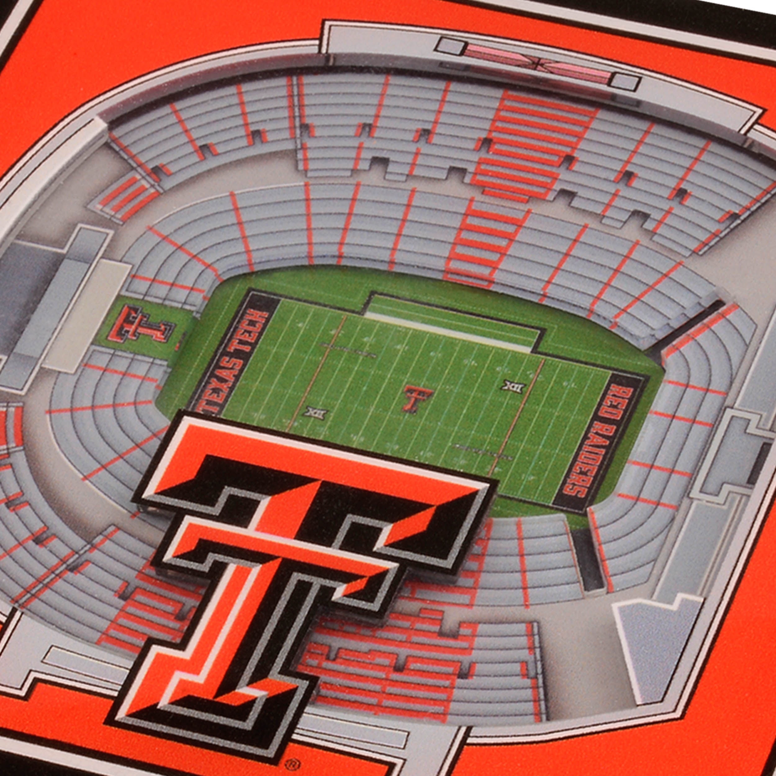 YouTheFan NCAA Texas Tech Red Raiders Stadiumview Cribbage