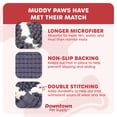 thumbnail image 3 of My Doggy Place Dog Mat for Muddy Paws, Washable Dog Door Mat, Violet, L, 3 of 7