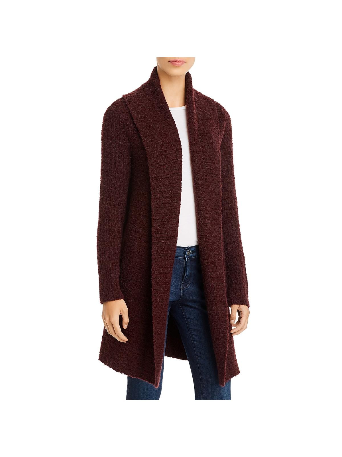 FNKDOR Women's Ribbed Knit Cardigan Sweater Coat Solid Long-sleeved Coat With Pockets