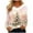 Pink, variant on Christmas Shirts for Women 2025 Xmas Tree Cute Print Tops Furry V-Neck Sweaters Long Sleeve Dressy Tunic Tops Holiday Outfits for Women
