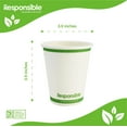 thumbnail image 2 of 10 oz Hot Cups | Tree-Less™ Compostable Paper, 2 of 3