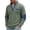 T-Army Green mens pullover, variant on cllios Quarter Zip Pullover Men Waffle Long Sleeve Mock Neck Sweatshirt Solid Color Casual Sweatshirts No Hood Loose Fit Basic Sweatshirts Blue S-XXXL