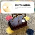 thumbnail image 3 of AURARMLET 2Pcs Music Box Mechanism Set Metal Golden Round Craft Projects DIY Enthusiasts, 3 of 5