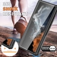thumbnail image 3 of AICase Shockproof Back Cover Cell Phone Case for Samsung Galaxy S22 Ultra, Black, 3 of 9