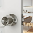 thumbnail image 6 of Villar Home Designs Door Knob Versa Satin Nickel Privacy 10 Pack, 6 of 8