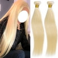 thumbnail image 1 of Benehair 613 Blonde Human Hair Bundles 9A Brazilian Virgin Straight Hair 3 Bundles 100% Unprocessed Virgin Remy Hair 300g Thick, 1 of 7