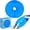 Blue, variant on Premium Donut Stress Ball, Odor-Free Slow Rise Cool Sensory Squishy Nice Squeeze Fidget Cute Toy - Easy to Clean - Durable - Gift-Ready - Children Safety Certificate & ASTM Certified 3+