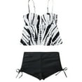 thumbnail image 2 of Dihao Bikini Set for Women Clearance Plus Size Women'S 2024 Print Bikini Set Two Pieceswimsuit Filled Solid Swimwear Slim Beachwear, 2 of 5