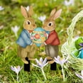 thumbnail image 4 of SUOKOM Easter Bunny Garden Stakes Easter Egg Dwarf Yard Signs for Easter Decorations Outdoor Spring Home Decor, 1PCS, 4 of 6