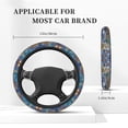 thumbnail image 5 of Balery Christmas Tree print Steering Wheel Covers Elastic Skidproof Steering Wheel Protective Cover Case for Men Women Universal 15 Inches Cars Accessories, 5 of 8