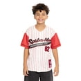 thumbnail image 4 of Spider-Man Boys Graphic Baseball Button Down Jersey with Short Sleeves, Sizes 4-12, 4 of 6