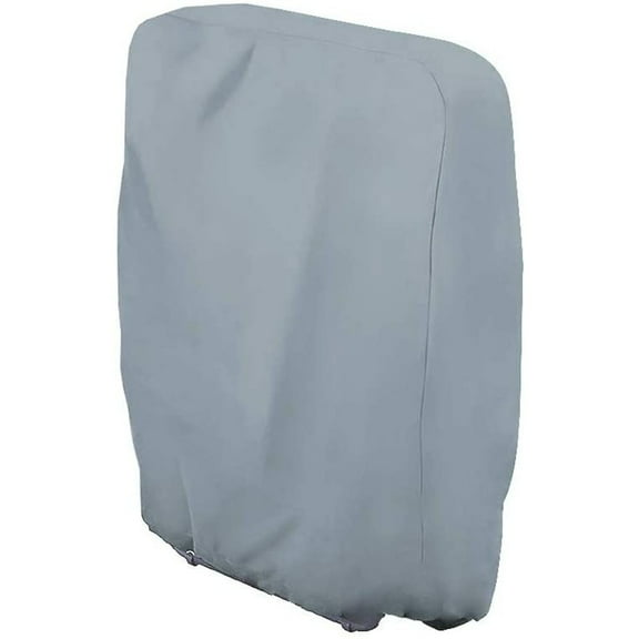 EDHITNR Folding Chair Cover, Recliner Protective Cover 110cmX71cm, Waterproof Sun Lounger Cover for Garden Deckchair Wind-Resistant All Seasons, Gray