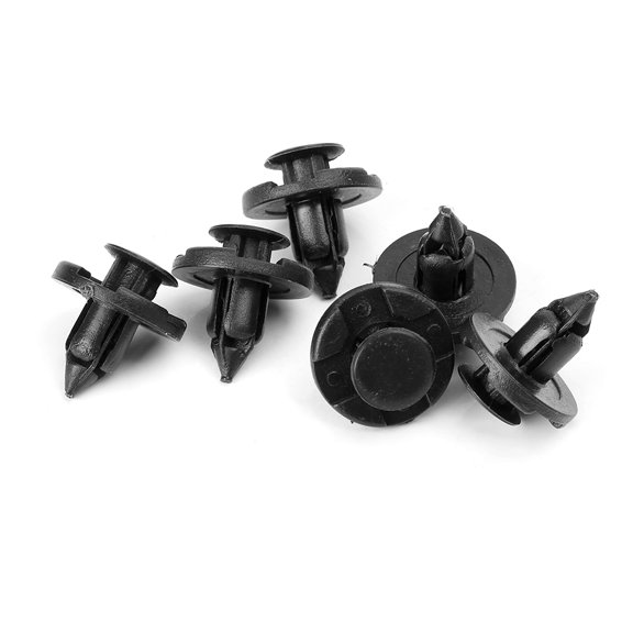 NS 100PCS Push Bumper Fastener Rivet Clips, Universal Fender Plastic Retainer Clips for Nissan, fit 8mm Diameter Hole
