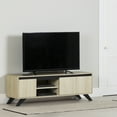 thumbnail image 1 of South Shore Flam TV Stand with Doors for TV up to 60", in Bleached Oak, 1 of 15
