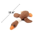 thumbnail image 2 of Juguetes para perros para masticadores agresivos Indestructible Large Breed y Squeaky Goose para perros grandes, pequeños y medianos, color café, 2 of 3