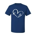 thumbnail image 2 of Wild Bobby Heart Made Of Faith Inspirational/Christian Men Graphic Tee, Royal, Medium, 2 of 5