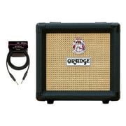 Orange Amplifiers PPC108 20W Speaker Guitar Cabinet (1 x 8-Inch, Black) Bundle with 0.25-Inch to 0.25-Inch Speaker Cable (3-Feet, 14 Gauge Wire) (2 Items)
