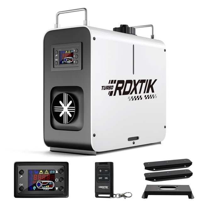 Calentador diésel RDXTIK 8KW 12V/24V 5L con interruptor LCD y control remoto