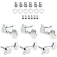 thumbnail image 1 of EcoNesxp Silver guitar tuning knobs tuner 3R fully enclosed head suitable for, 1 of 2
