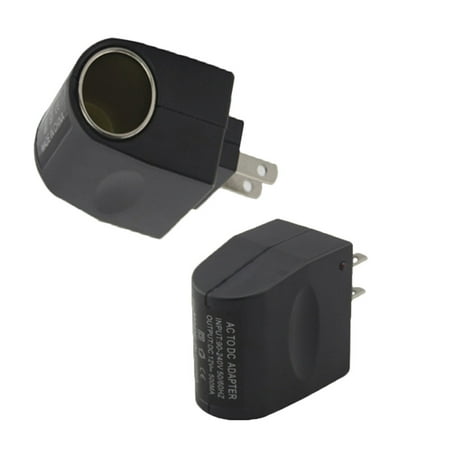 

Cuoff Home Decor New 110V - 240V AC Plug To 12V Car Lighter Converter Socket Adapter Room Decor