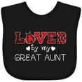 thumbnail image 3 of Inktastic Loved by My Great Aunt Cute Ladybug Boys or Girls Baby Bib, 3 of 4
