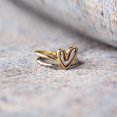 thumbnail image 1 of mtvxesu Rings Fashion Personality Irregular Lady Two-piece Ring Love Ring Set Fashion Personality Ring Female Ring Sale, 1 of 3