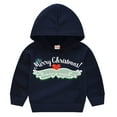 thumbnail image 1 of Sudadera Para Niños Pequeños Jersey Estampado Para Niños Suéter Para Niños Y Niñas Chaqueta De Papá Noel Sudadera Navideña De Manga Larga Azul Marino Odeerbi  LM103-1161, 1 of 8