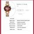thumbnail image 5 of Seno Women's Watch Fashion Ocean Crystal Ladies Quartz Wristwatches Diamond Watch for Female with Gift Box, 5 of 9