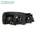 thumbnail image 3 of Spec-D Tuning Black Dual Halo Projector Headlight Bumper LED Fog Lamp Compatible with Pontiac G6 Left + Right Pair Headlamps Assembly, 3 of 7