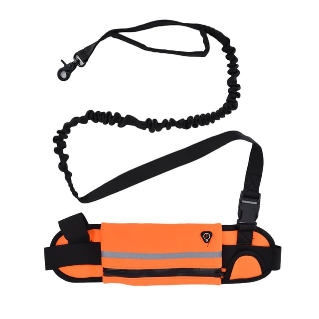 Correa Deportiva Jadeshay para Perros Manos Libres Naranja y Rojo
