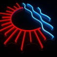 thumbnail image 4 of Glowneon Sun Wave Neon Signs, Sunset Sunrise Retro Led Sign Decor, 4 of 4