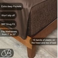 thumbnail image 3 of BedTite 300 Thread Count Cotton 4-Piece King Sheet Set - Chocolate, 3 of 7