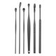 thumbnail image 1 of 2 juegos de palillos de oreja para el hogar Kit de limpieza de orejas Removedor de cera para orejas de acero inoxidable, 1 of 4