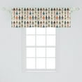 thumbnail image 2 of Ambesonne Robot Window Valance, Super Robot, 54" X 18", Multicolor, 2 of 3
