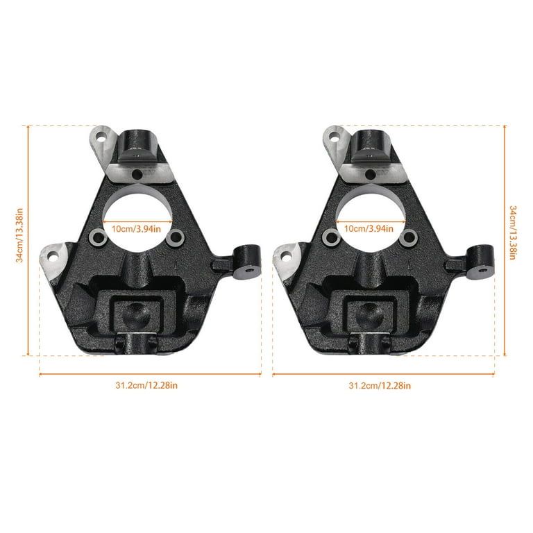 Lowering Spindles For Silverado Sierra 2" Drop Lowering Spindles For 1999-2006 Chevy Silverado & GMC Sierra 1500 (2WD/4WD/AWD) 2005 Chevy Silverado 1500 Front Suspension Kit - Foto 4