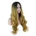 thumbnail image 4 of SUCS Women's Fashion Wig Gold Synthetic Hair Long Wigs Wave Curly Wig, 4 of 5