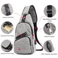 thumbnail image 2 of Bolso de pecho para hombre, Bolso ligera para montar a horcajadas, resistente al desgaste, a prueba de arañazos, viaje de compras, 2 of 9