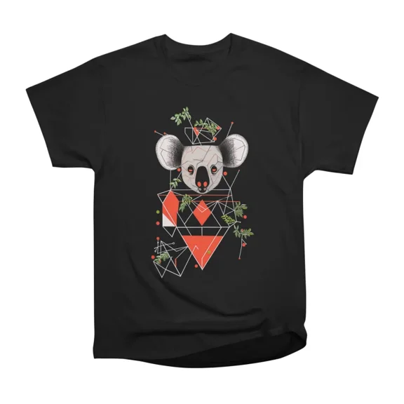 Koala Bear Geometry T-Shirt Tee Gift For Him Merch For Her Apparel For Friend