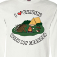 thumbnail image 4 of Inktastic I Heart Camping With My Grandpa with Hedgehog and Porcupine Long Sleeve T-Shirt, 4 of 5