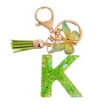thumbnail image 1 of Visland 2 Pcs Initial Letter Keychains Green Butterfly Pendant Keychain Set Exquisite Relief Alphabet Keychain Pendant for Best Friend Mom Daughter Granddaughter Grandma, 1 of 8
