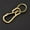 Gold, variant on Titanium Carabiner Key Chain Holder Titanium Heavy Duty Carabiner Keychain EDC Quick Release Hooks With Titanium Key Ring