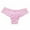 Pink, variant on Scyoekwg Thongs for Womens Thong Bikini Underwear Hipster Panties Lace Solid Color Ladies Panties Fashion Low Waisted Breathable Underpants(Wine,XL)