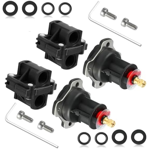 2 Pack-GP76851 Mixer Cap and Pressure Balancing Unit Kit, Compatible With Kohler GP876851, Shower Valve Cartridge Repair Part, for Rite Temp and 1/2" Shower Valve, Comprises GP500520 and GP77759 Part